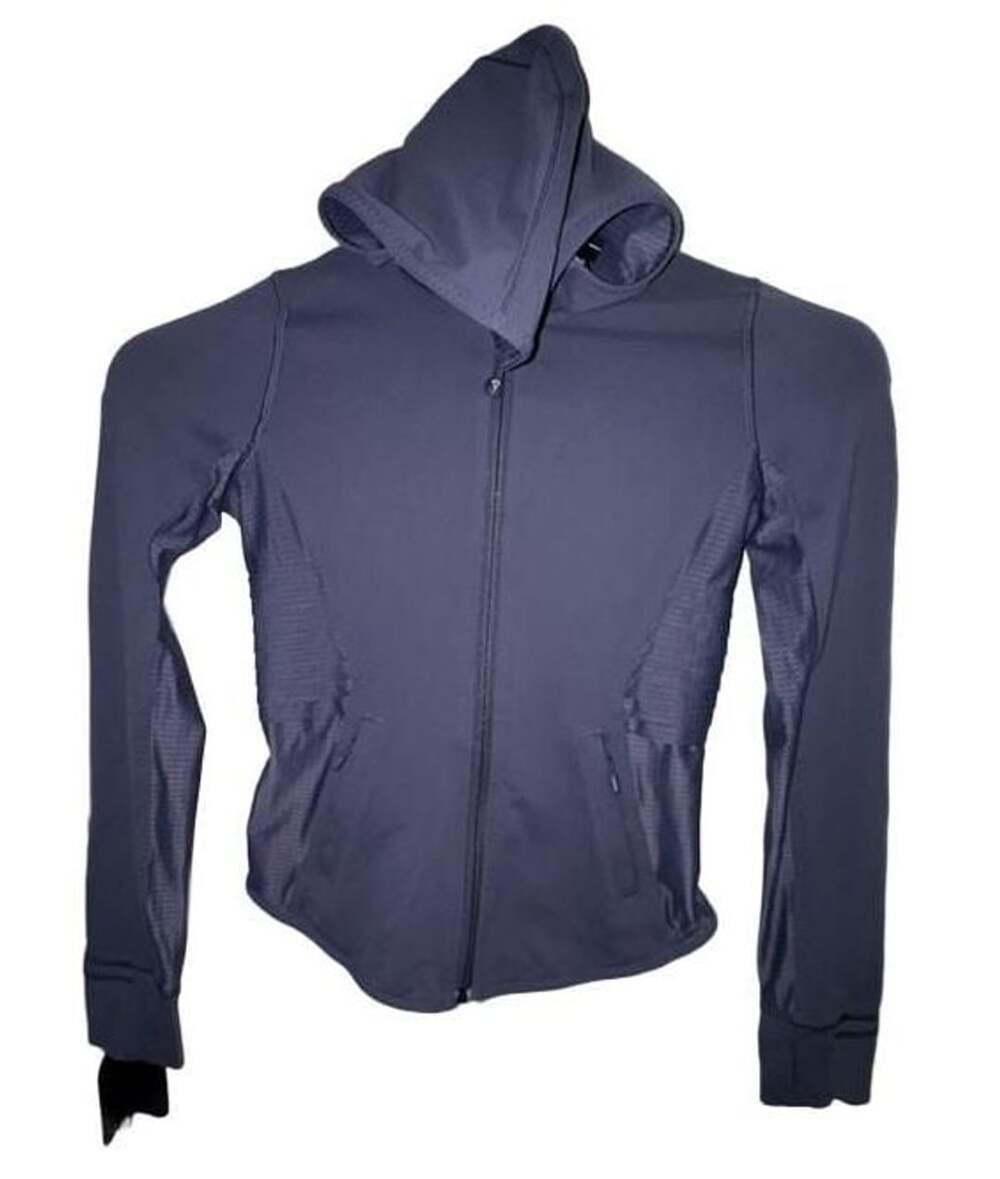 ivivva by lululemon Girls Size 10 Purple Full Zip Hooded Jacket Thumbholes